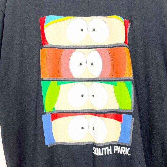 NWT Spencer's South Park Stan Kyle Kenny and Cartman T-Shirt Black Men's Size XL - Picture 3 of 11